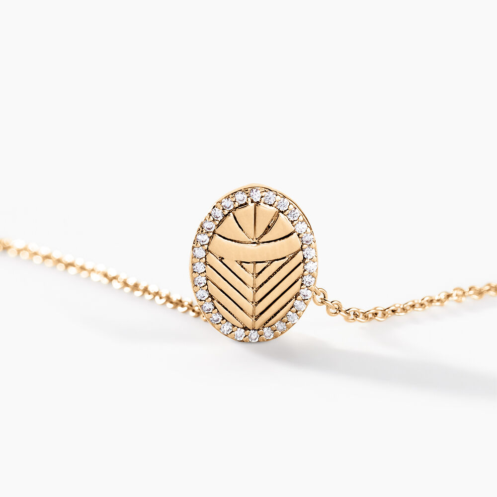 Collier Dixie Plaqué Or Doré Oxyde De Zirconium - Colliers avec pierres Femme | Marc Orian