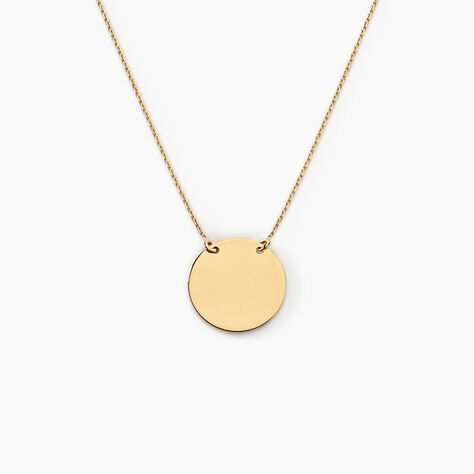 Collier Helenia Pastille Gravable Or Jaune - Bijoux personnalisés Enfant | Marc Orian