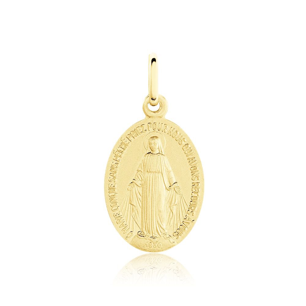 Pendentif Marie Or Jaune - Médailles et médaillons Famille | Marc Orian