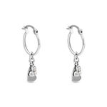 Cr&eacute;oles Salli Argent Blanc Oxyde De Zirconium - Cr&eacute;oles Femme | Marc Orian