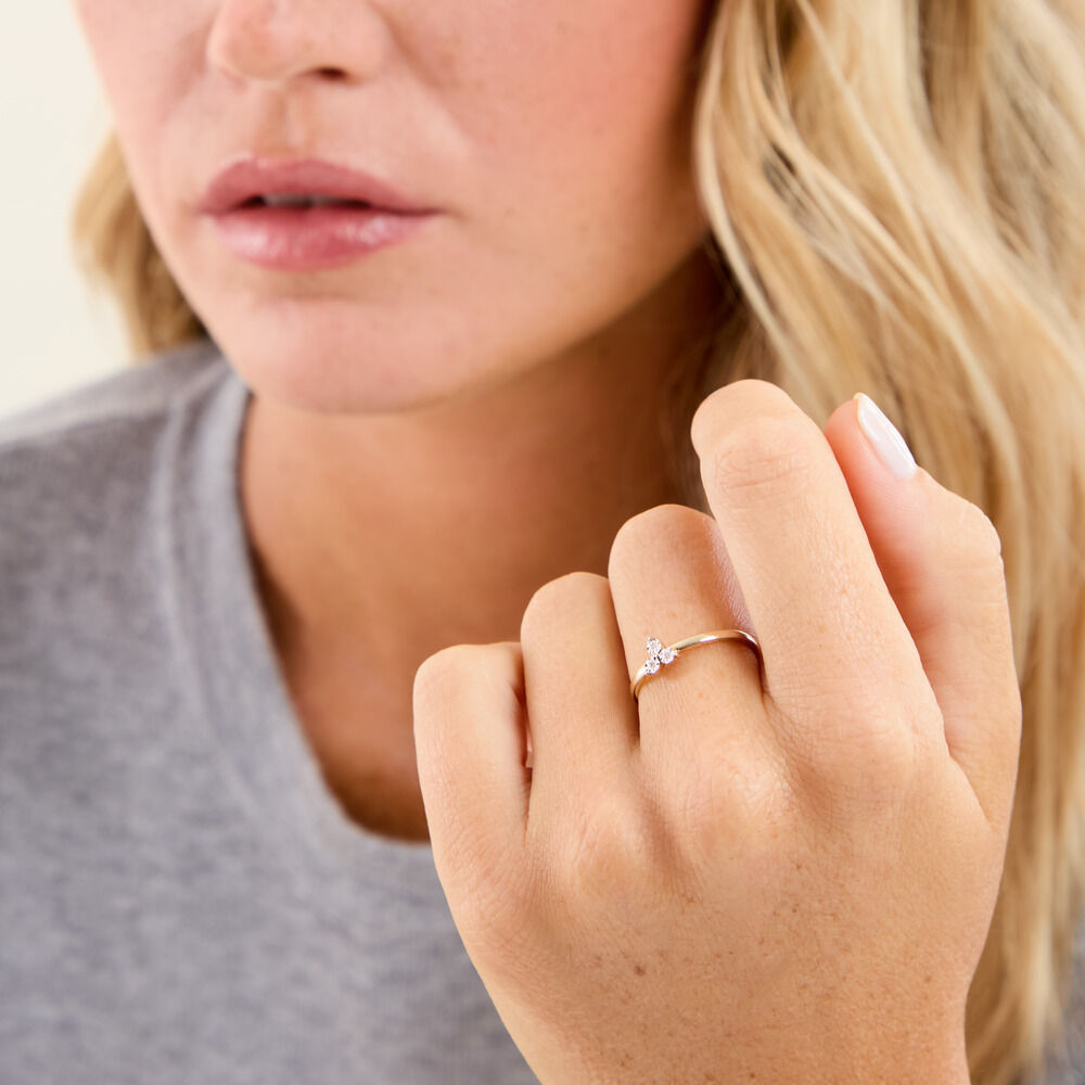 Bague Seoirse Or Jaune Diamant - Bagues pierres pr&eacute;cieuses  | Marc Orian