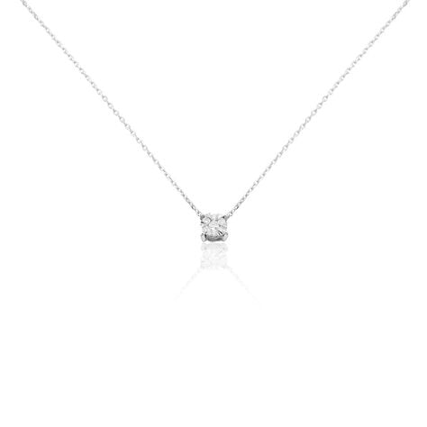 Collier Or Blanc Dream Diamants - Colliers avec pierres Femme | Marc Orian