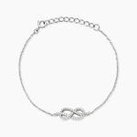 Bracelet Fiorine Argent Blanc Oxyde De Zirconium - Bracelets fantaisie Femme | Marc Orian