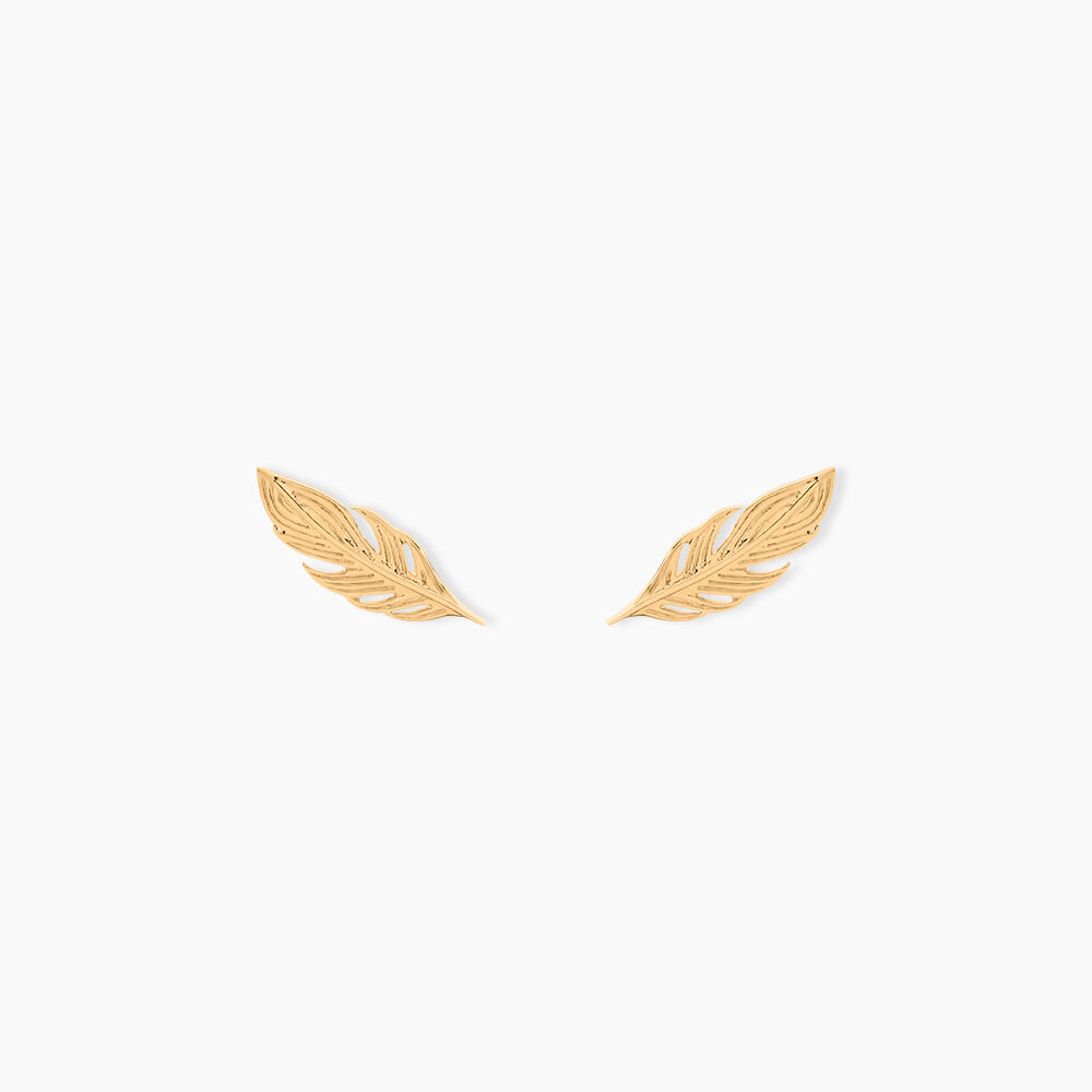 Boucles D'oreilles Grimpantes Hanae Plaqué Or Jaune - Piercings d'oreilles Femme | Marc Orian