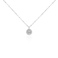 Collier Apollinaris Argent Blanc Oxyde De Zirconium - Sautoirs Femme | Marc Orian