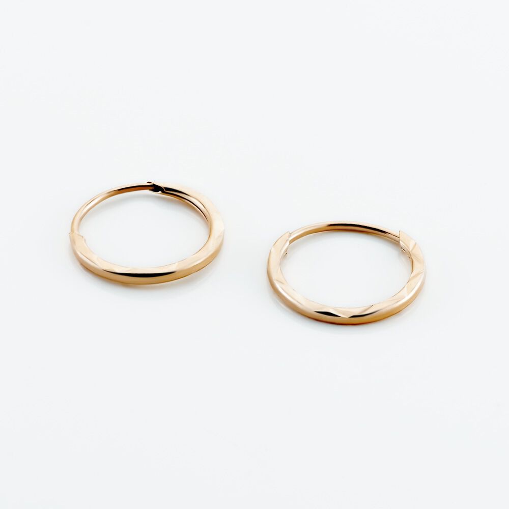 Créoles Valerina Or Rose - Créoles Femme | Marc Orian