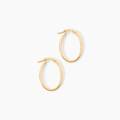 Cr&eacute;oles Telya Or Jaune - Cr&eacute;oles Femme | Marc Orian