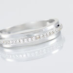 Bague Morrigan Or Blanc Oxyde De Zirconium - Bagues avec pierre Femme | Marc Orian