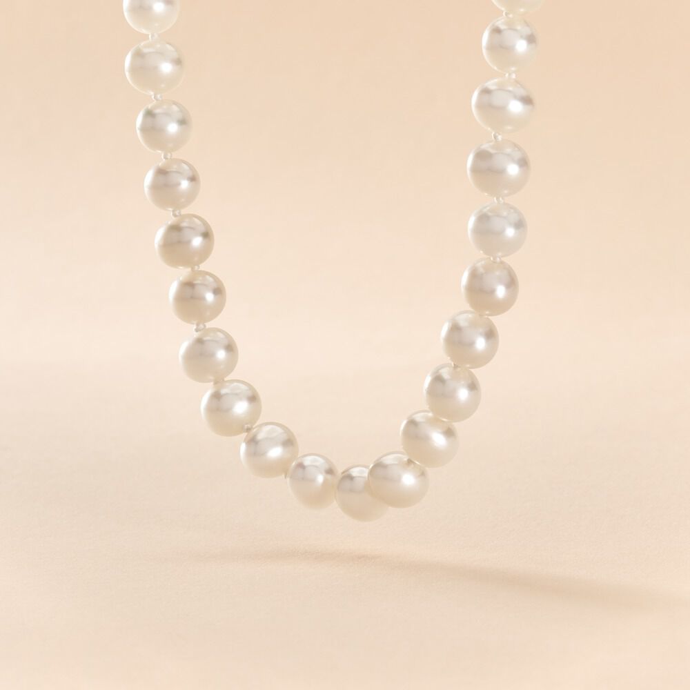 Collier Vincilia Or Jaune Perle De Culture - Colliers avec pierres Femme | Marc Orian