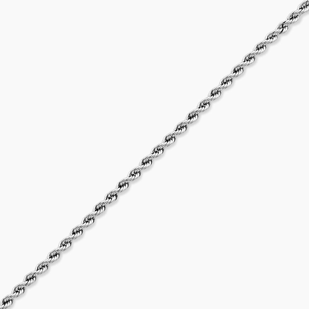 Bracelet Cordelia Maille Corde Or Blanc - Bracelets mailles Femme | Marc Orian