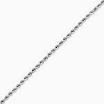 Bracelet Cordelia Maille Corde Or Blanc - Bracelets mailles Femme | Marc Orian