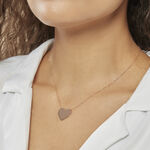 Collier Breanin Or Rose - Bijoux personnalis&eacute;s Femme | Marc Orian