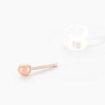 Boucles D'oreilles Puces Or Rose Fidelia - Puces Femme | Marc Orian