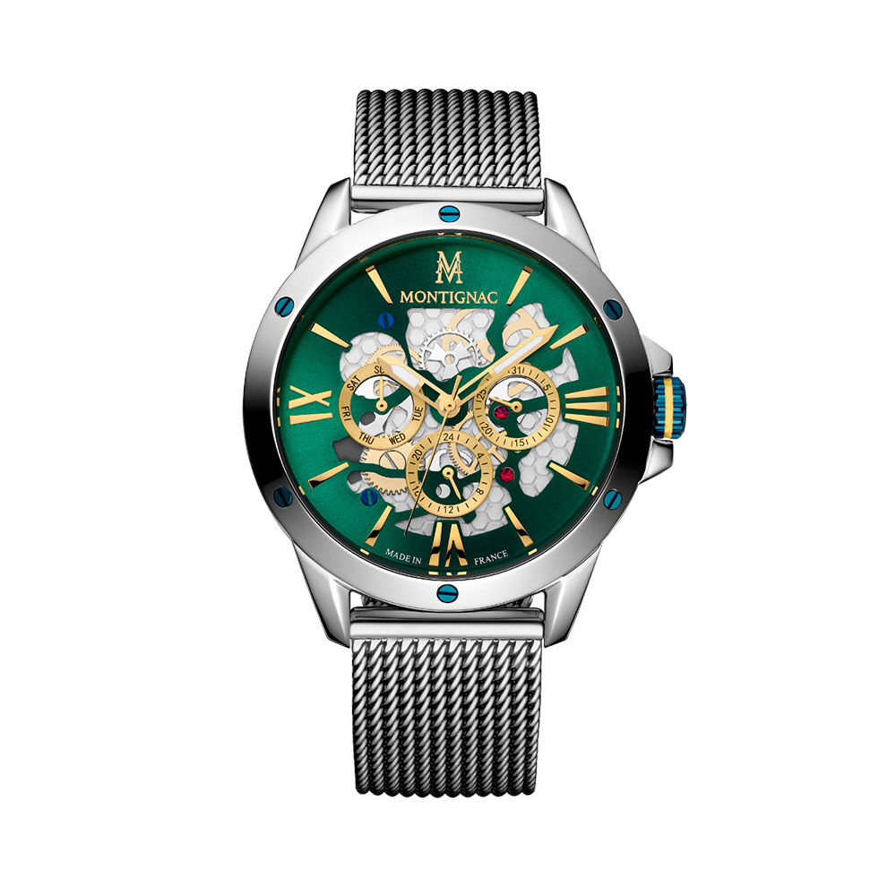 Montre Montignac Round Vert - Montres &eacute;tanches Homme | Marc Orian