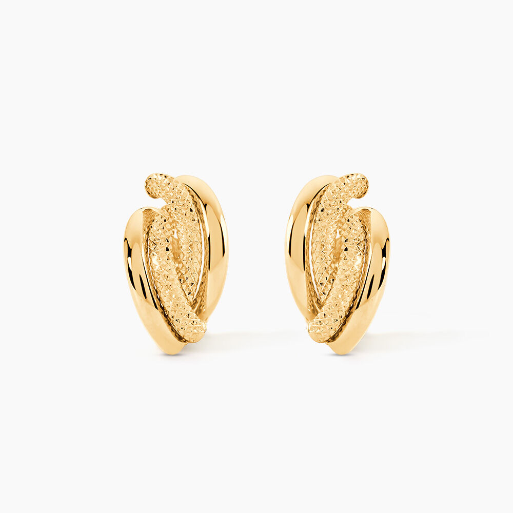 Boucles D'Oreilles Puces Ferial Or Jaune - Puces Femme | Marc Orian