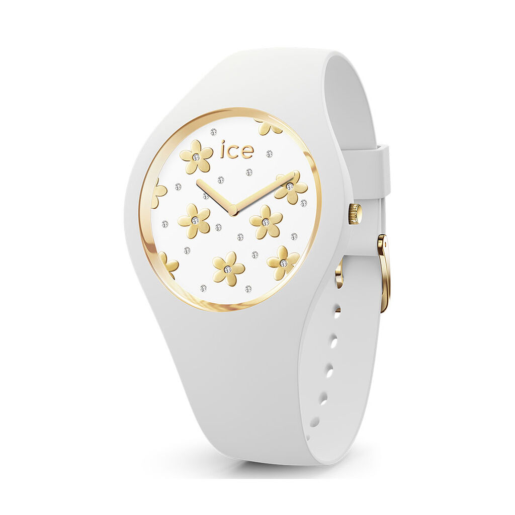 Montre Ice Watch Flower Blanc - Montres &eacute;tanches Femme | Marc Orian