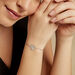 Bracelet Cœur Ardent Argent Blanc - Bracelets fantaisie Femme | Marc Orian