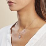 Pendentif Axelia Argent Blanc - Bijoux personnalis&eacute;s Famille | Marc Orian