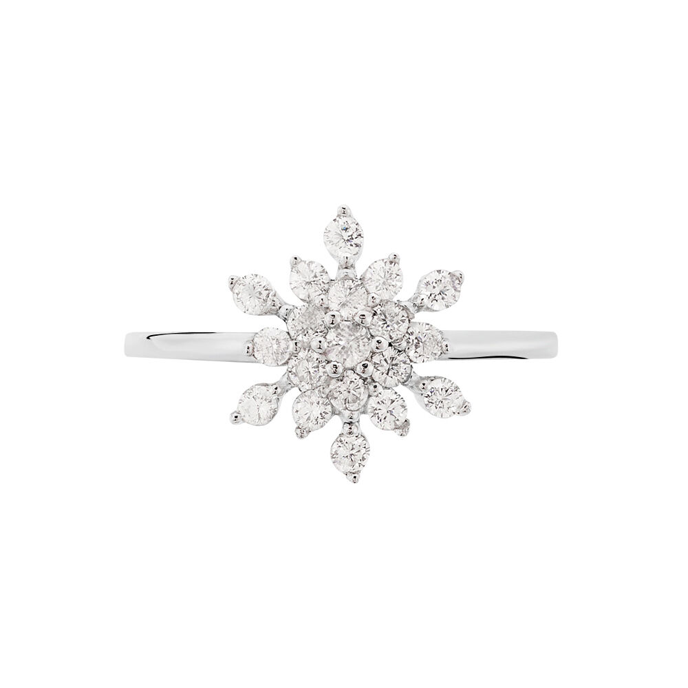 Bague Effie Argent Blanc Oxyde De Zirconium - Bagues avec pierre Femme | Marc Orian