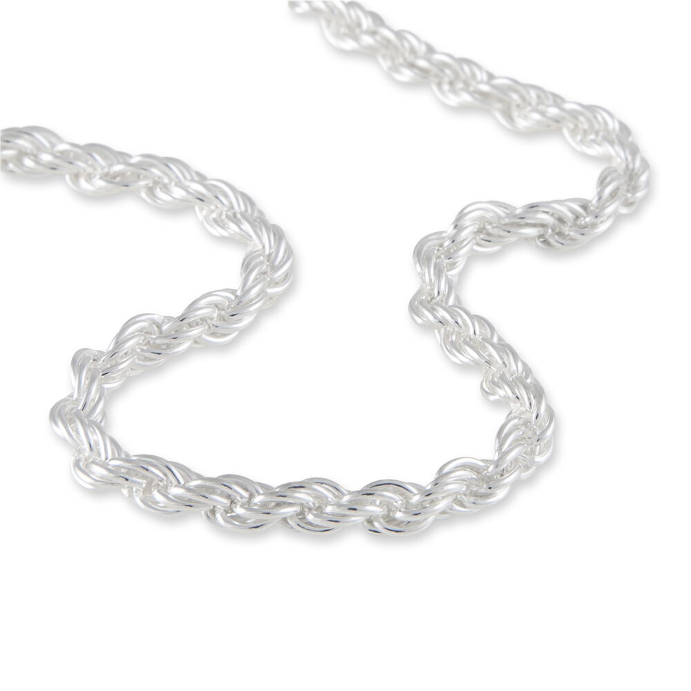 Collier Cacilda Maille Corde Argent Blanc - Chaines Femme | Marc Orian
