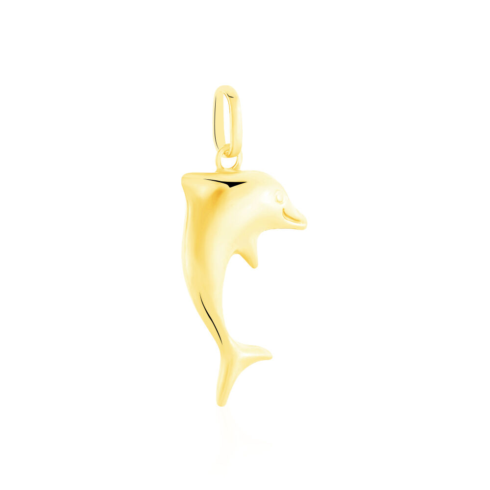 Pendentif Haizia Dauphin Or Jaune - Pendentifs Famille | Marc Orian