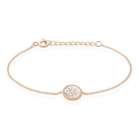 Bracelet Rosae Argent Rose Nacre - Bracelets chaînes Femme | Marc Orian