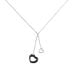 Collier Anissa Argent Blanc Céramique Et Oxyde De Zirconium - Colliers avec pierres Femme | Marc Orian
