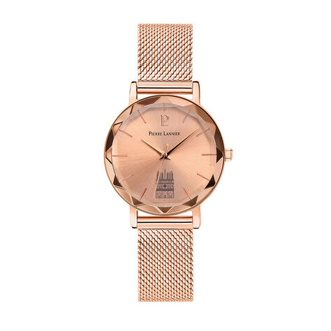Montre Pierre Lannier Coeur Battant Rose - Montres &eacute;tanches Femme | Marc Orian