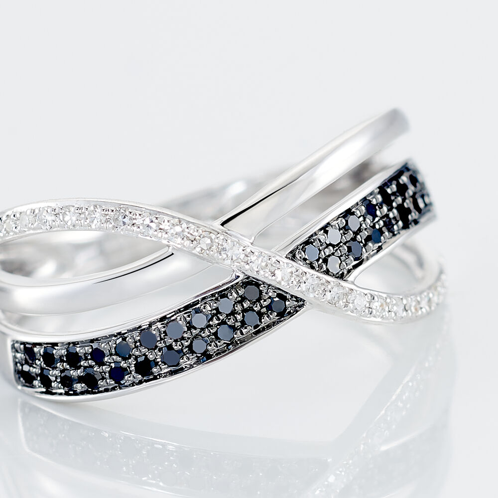 Bague Emilie Or Blanc Diamant - Bagues pierres pr&eacute;cieuses Femme | Marc Orian