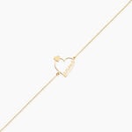 Bracelet Or Jaune Linaire - Bracelets cha&icirc;nes Femme | Marc Orian