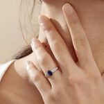 Bague Crista Or Blanc Saphir Et Diamant - Solitaires Femme | Marc Orian