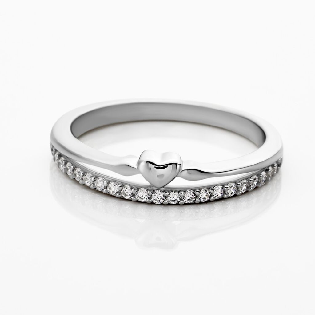 Bague Melanie Argent Blanc Oxyde De Zirconium - Bague fantaisie Femme | Marc Orian