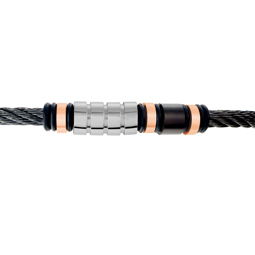 Bracelet Alexandre Acier Bicolore - Bracelets Homme | Marc Orian
