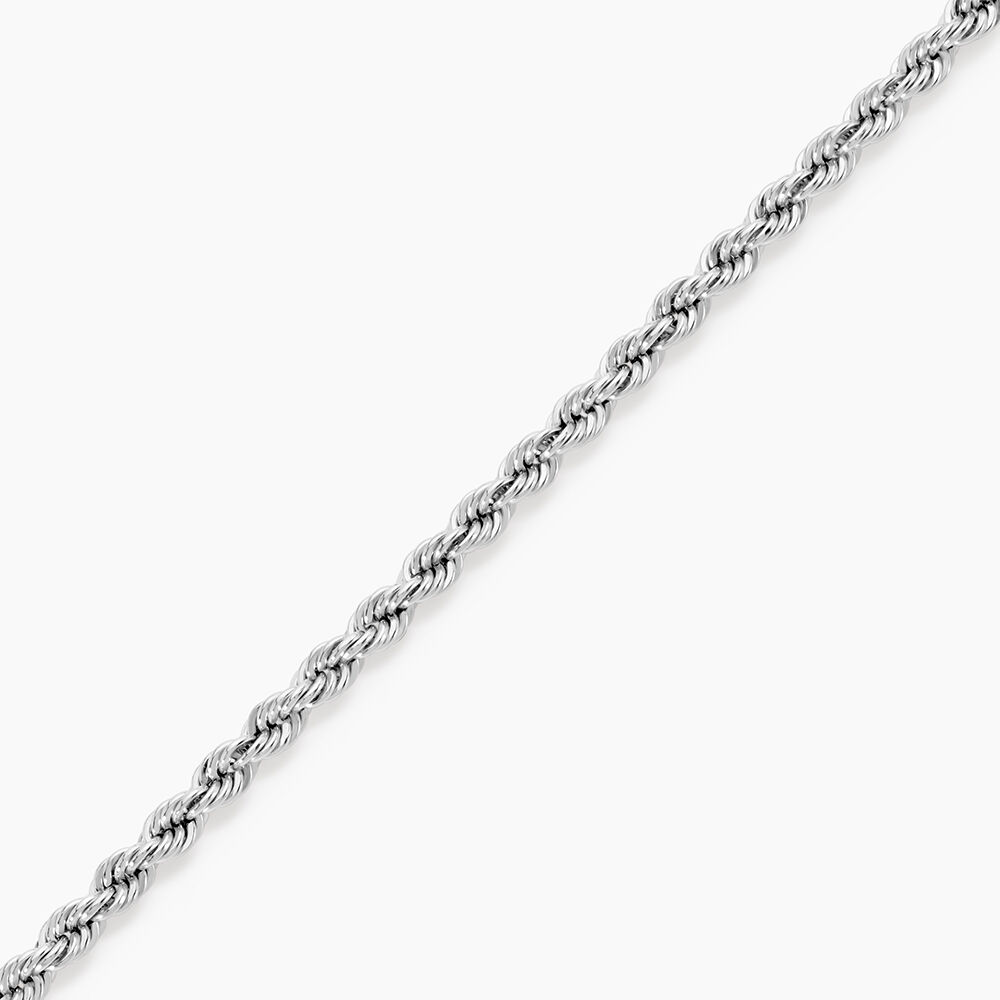 Bracelet Cordelia Maille Corde Or Blanc - Bracelets mailles Femme | Marc Orian