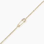 Bracelet Aurore Acier Dor&eacute; Cristal - Bracelets cha&icirc;nes Femme | Marc Orian