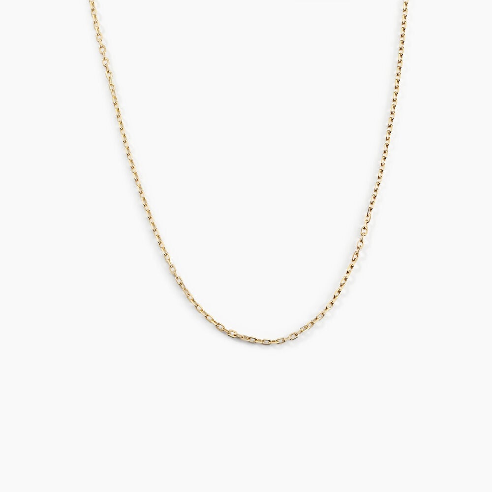 Chaîne Igoa Maille Forçat Diamantee Or Jaune - Chaines Femme | Marc Orian