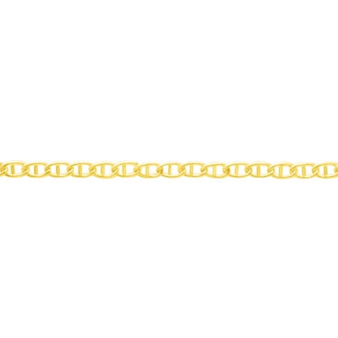 Collier Capucin Or Jaune Maille Marine Plate - Chaines Femme | Marc Orian