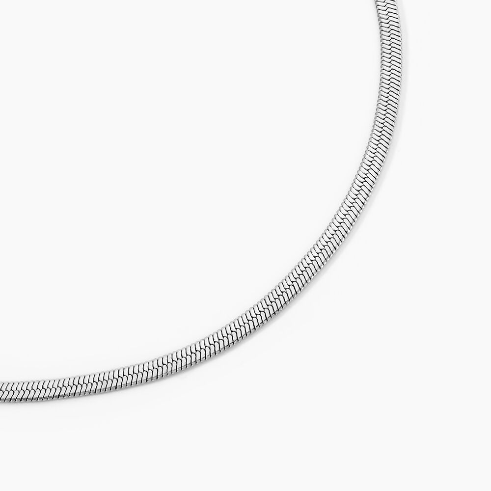 Chaine Prestance Acier Blanc - Colliers fantaisie Femme | Marc Orian