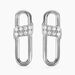Boucles D'oreilles Puces Olimpia Argent Blanc Diamant Synthétique - Puces Femme | Marc Orian