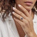 Bague Orchidee Or Blanc Saphir Diamant - Bagues vintage Femme | Marc Orian