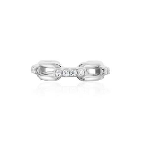 Bague D'h&eacute;lix Unitaire Antonino Argent Blanc Oxyde De Zirconium - Piercings d'oreilles Femme | Marc Orian