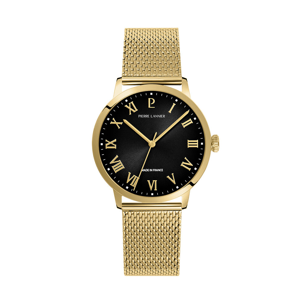 Montre Pierre Lannier Lannier Interval Noir - Montres &eacute;tanches Homme | Marc Orian