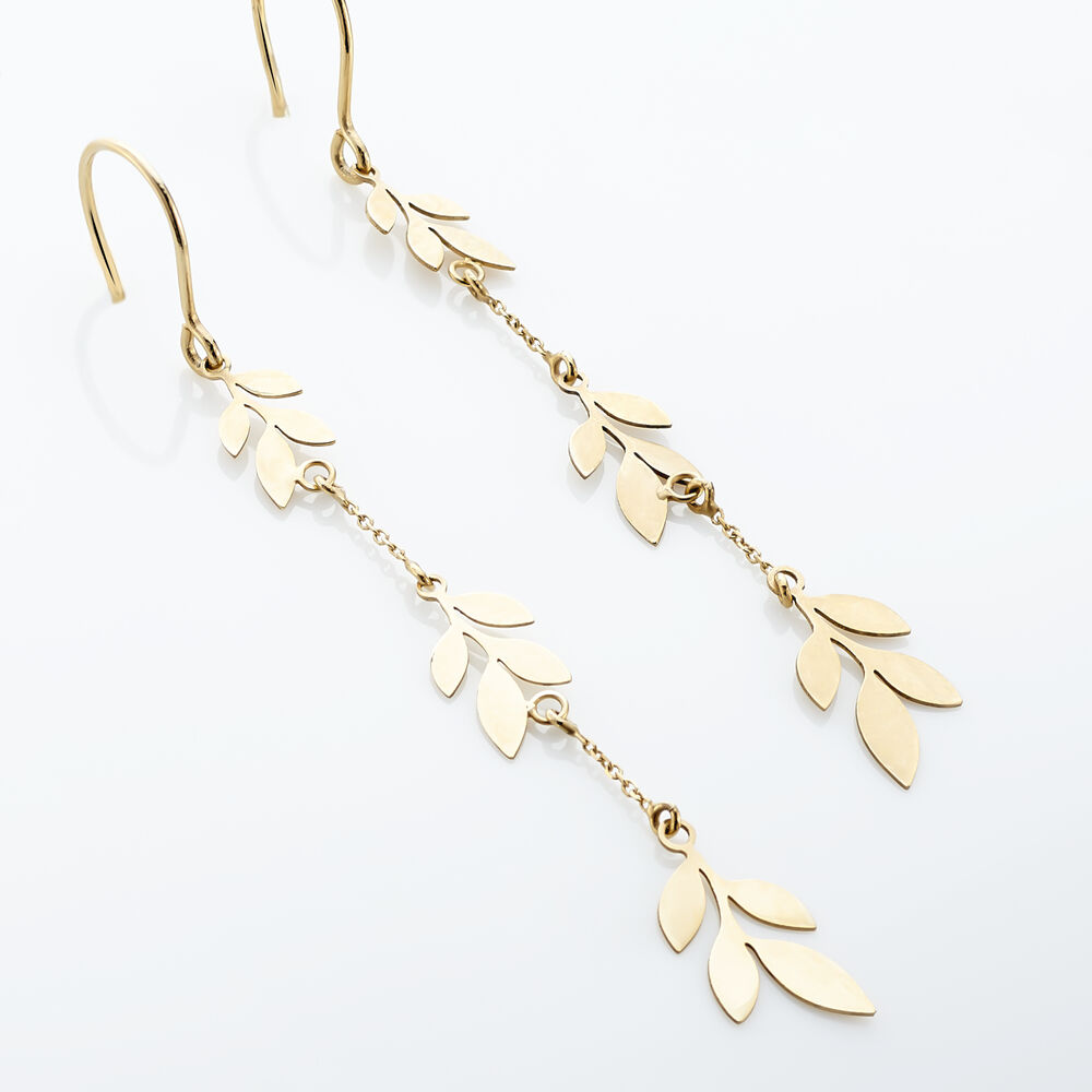 Boucles D'oreilles Pendantes Edinna Or Jaune -  Femme | Marc Orian