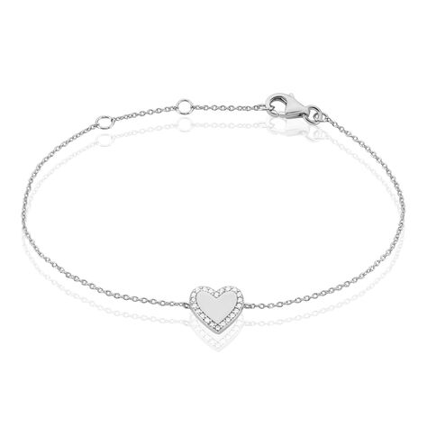 Bracelet Tylvina Argent Blanc Oxyde De Zirconium - Bracelets chaînes Femme | Marc Orian