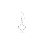 Boucles D'oreilles Pendantes Louison Argent Blanc - Pendantes Femme | Marc Orian