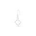 Boucles D'oreilles Pendantes Louison Argent Blanc - Pendantes Femme | Marc Orian