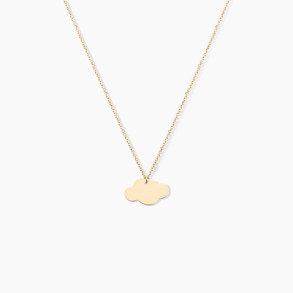 Collier Helenia Nuage Gravable Or Jaune - Colliers ete Enfant | Marc Orian