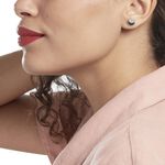 Boucles D'oreilles Puces Argent Grissil Oxydes De Zirconium - Puces Femme | Marc Orian