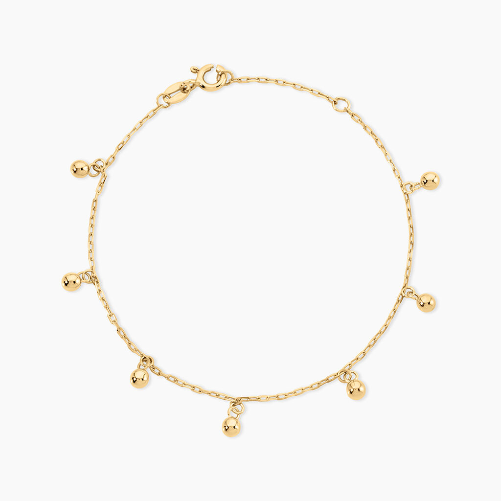 Bracelet Bethanie Argent Dor&eacute; A L'Or 750/1000 - Bracelets cha&icirc;nes Femme | Marc Orian