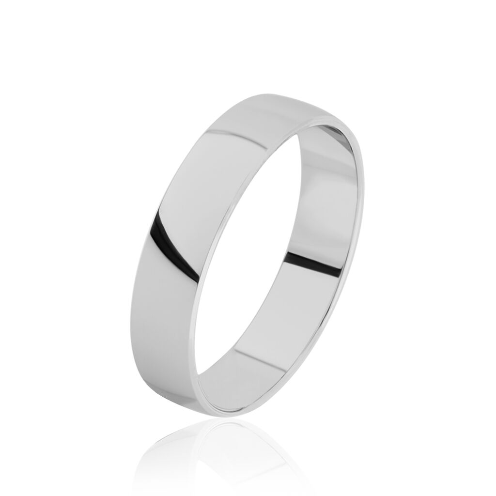 Alliance Isodoro Ruban Bombe Or Blanc - Alliances personnalis&eacute;es Famille | Marc Orian